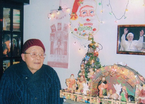<p><span lang="EN-US">Bishop Joseph Fan of Shanghai is seen here in his home while under house arrest in 2010.</span></p>