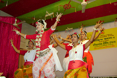 birthday tagore celebrate catholics perform poet bengali dhaka rabindranath catholic dance