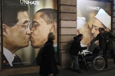 Benetton drops ad showing Pope kissing Muslim cleric