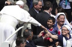 Pope comes face to face with women religious