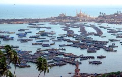 Indian fishermen divided over port 