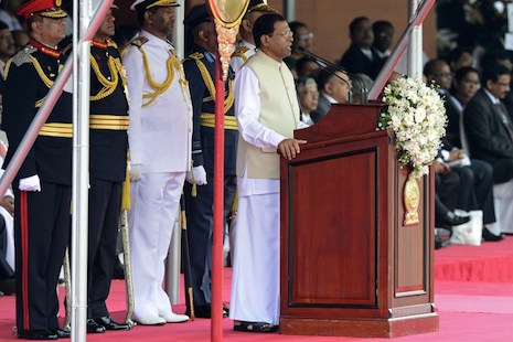 Sri Lanka's new president vows reconciliation