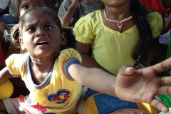 Families living in Delhi slum get helping hand