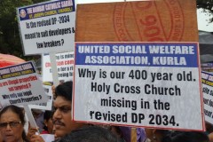 Mumbai Catholics protest churches 'missing' from city plan 