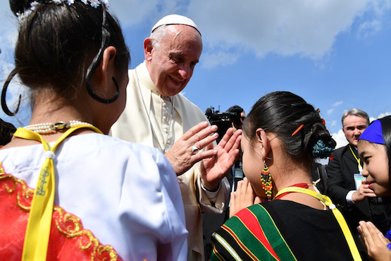 Pope Francis arrives in Myanmar amid security fears