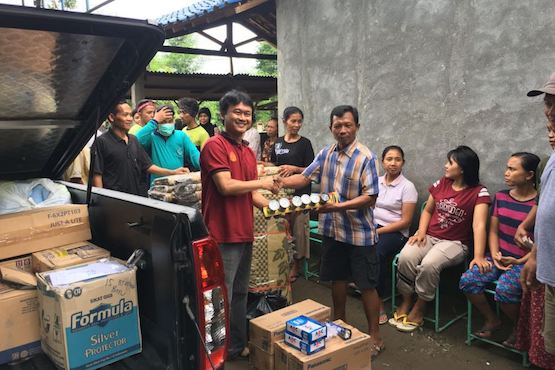 Indonesian church helps natural disaster victims