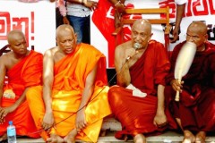 Sri Lankan monks back president's extra powers