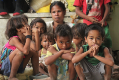 Displaced people fall sick in Mindanao evacuation center
