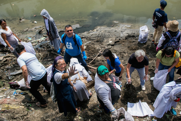 Season of Creation marked with river cleanup in Manila