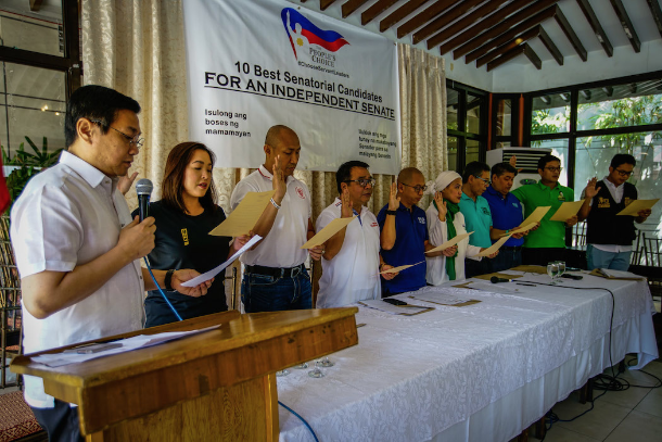 Church groups endorse candidates for Philippine elections