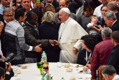 Christians must offer real hope to the most vulnerable, pope says