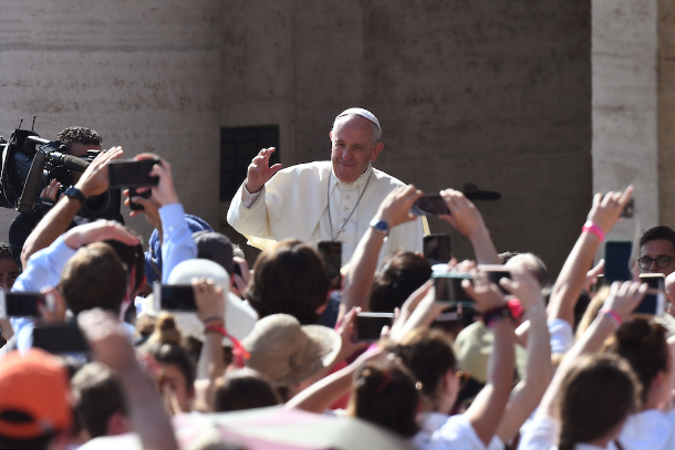Holy Spirit lifts the Church above scandal, pope says