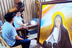 Vietnam art display takes viewers close to Mother Mary