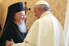 Pope wanted apostles' relics united to encourage Christian unity