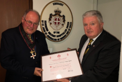Order of Malta honors Australian Jesuit 