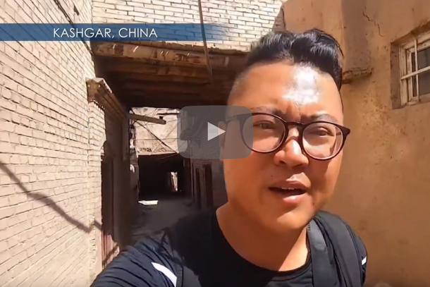 Tourist finds Uyghur 'ghost town'