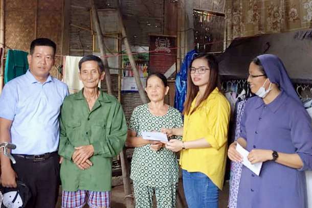 Church provides finance for Vietnam storm victims