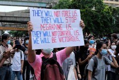 Defiant young Thais call on PM to resign