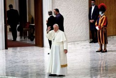 Pope donates money to victim families of cargo ship disaster 