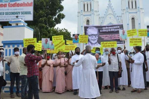 Protests across India over Jesuit's arrest on sedition charges
