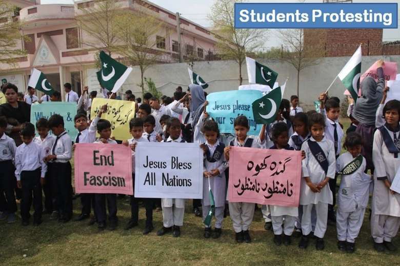 Sewage station stopped at Christian school in Pakistan
