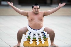Sumo as a religious rite in Japan
