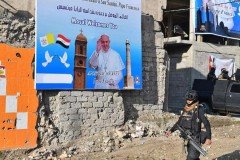 Hostility, violence are 'betrayals' of religion, pope says in Iraq