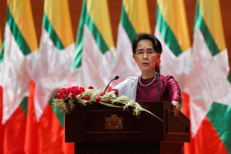 Myanmar's Suu Kyi back in court after health no-show