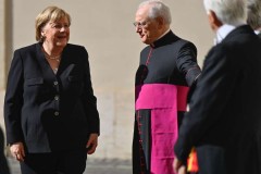 Merkel meets pope, Draghi in farewell visit to Rome