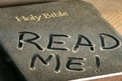 Dust off your Bible