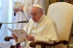 Pope urges Augustinian Recollects to be realistic about vocations drop