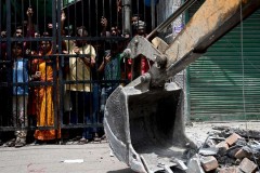 Bulldozers roll out in India's capital to raze minority properties
