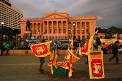 Christians join strike demanding Sri Lankan govt resign