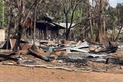 Historic Catholic village under fire again in Myanmar