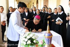 Vietnam Catholics honor their first bishop