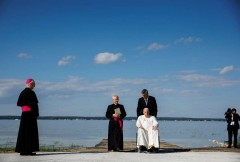 Pope joins Indigenous pilgrims at Canada's Lac Ste. Anne