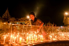 Prayers for peace as Myanmar marks festival of lights