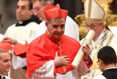 Cardinal on trial secretly taped call with Pope Francis