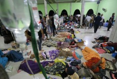 Rohingya refugees get emergency treatment in Indonesia