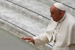 War against creation must stop, pope says