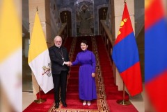 Vatican, Mongolia to strengthen ties for development 