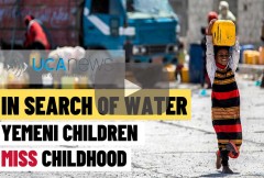  Yemeni children miss school in their hunt for water