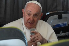 Pope Francis responds to questions about abuse, his health