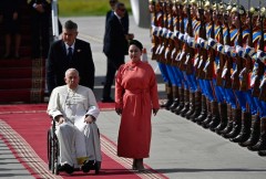 Pope arrives in Mongolia to back Catholics on China's doorstep