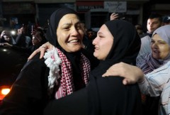Joy and defiance as Palestinian prisoners freed by Israel