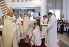 Three China bishops, approved by pope, ordained